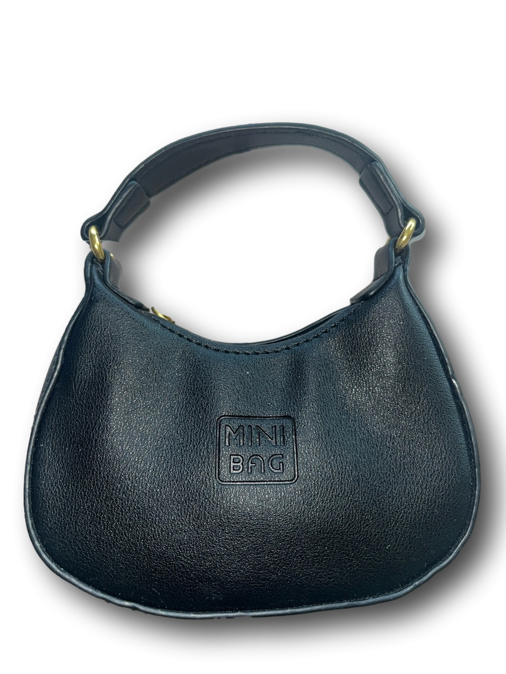 Girl’s Mini Bag Black Leatherette Shoulder Bag or Satchel